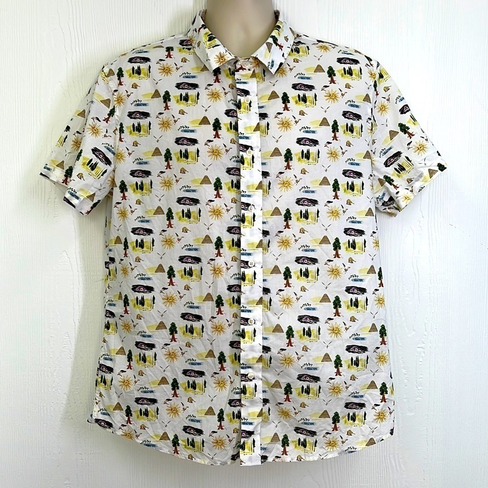 Slate & Stone - Bates Col Outdoor Short Sleeve Button Down Shirt Size XL